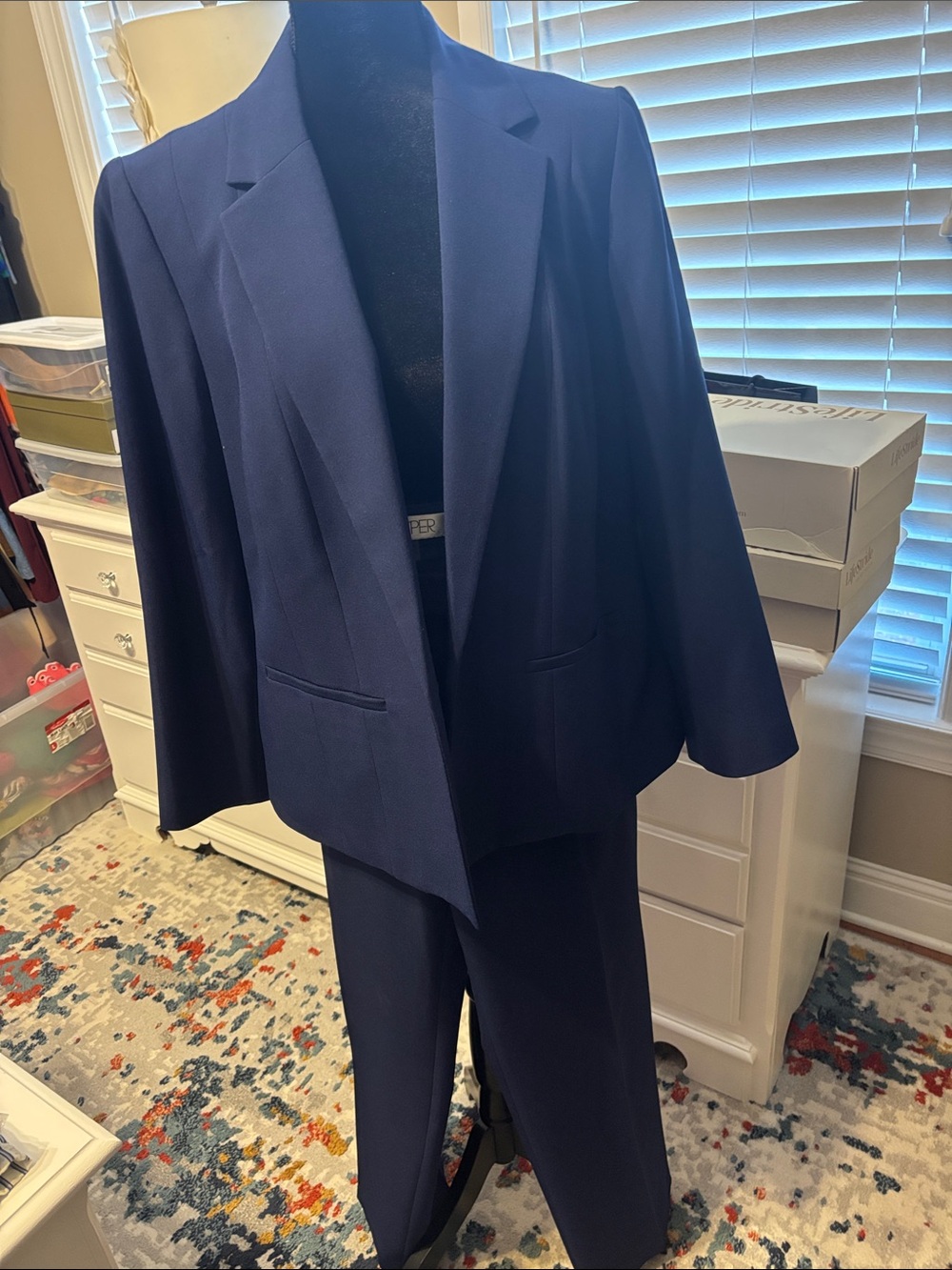 Kasper Navy Women's Blazer and Matching Pants